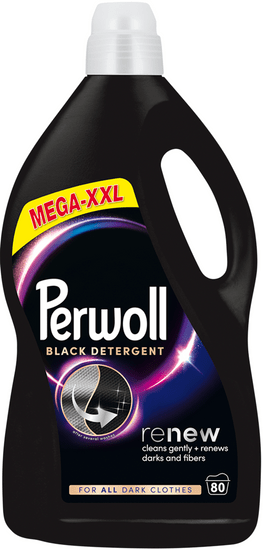 Perwoll Prací gel Black 80 praní, 4000 ml