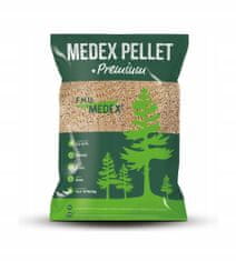 Medex Medex pelety paleta 65 pytlů 6mm 975kg prémiové dřevěné palivo