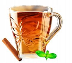 Galicja Průhledná čajová sklenice s uchem 250 ml Ellen