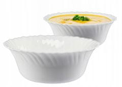 Galicja Miska na polévku a svačinu z bílé keramiky 17,5 cm