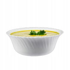 Galicja Miska na polévku a svačinu z bílého skla 20 cm