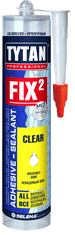 STREFA Tytan montážní lepidlo a silikon FIX2 CLEAR 290ml 