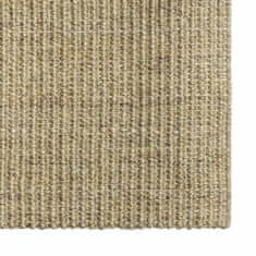 Greatstore Koberec přírodní sisal 100 x 150 cm taupe