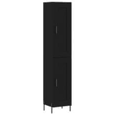 Vidaxl Skříň highboard černá 34,5 x 34 x 180 cm kompozitní dřevo