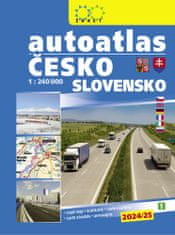 Autoatlas Česká republika Slovenská republika 1:240 000 - 2024/25