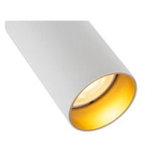 SLV BIG WHITE (SLV) KAMI stropní přisazené svítidlo, double, 2x max. 10 W, GU10, bílá/zlatá 1007722
