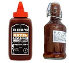 LaProve BBQ omáčka Red's Devil Wing 320g (červené maso) & Silphium Garum remake starověké římské salsy 220ml (ryby, kuře, saláty, hranolky, krevety, hranolky)