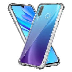 Techsuit Silikonové pouzdro se zesílenými hranami pro Huawei P30 Lite/P30 Lite New Edition - Transparentní KP29964