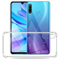 Techsuit Silikonové pouzdro se zesílenými hranami pro Huawei P30 Lite/P30 Lite New Edition - Transparentní KP29964