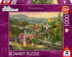 Schmidt Puzzle Malá čarodějka Bibi: Slet malých čarodějnic 1000 dílků