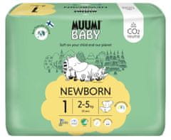 MUUMI BABY Newborn 25 ks (2-5 kg) – jednorázové pleny