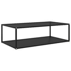 Vidaxl 322903 Coffee Table Black 120x60x35 cm Tempered Glass