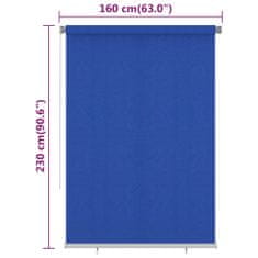 Vidaxl Venkovní roleta 160 x 230 cm modrá HDPE