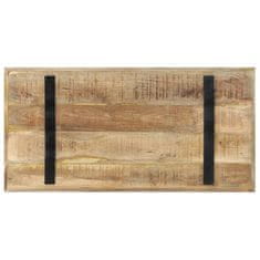Vidaxl Jídelní stůl 120 x 60 x 76 cm hrubé mangovníkové dřevo