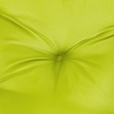 Petromila Podušky na židli s nízkým opěradlem 4 ks jasně zelené oxford