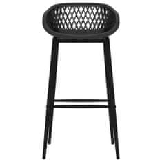 Vidaxl Barové židle 2 ks černé