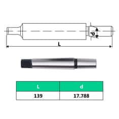 Vidaxl Rychloupínací sklíčidlo MT2–B18 s upínacím rozsahem 16 mm