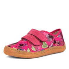 Froddo Dívčí barefoot textilní tenisky G1700310-9 fuxia srdíčka, pro děti, 37