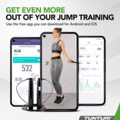 Švihadlo nastavitelné s displejem a aplikací TUNTURI Smart Jump