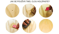 Clou Tmel vodouředitelný Holzpaste 250g - 17 schwarz, černá (00150.00017)