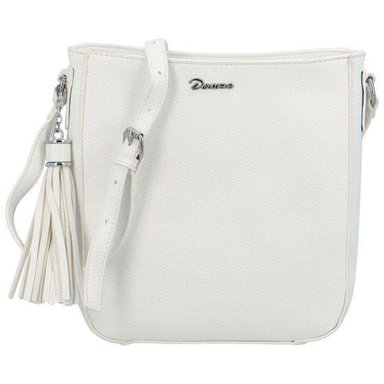 Tessra Milano Dámská koženková crossbody Milada, bílá