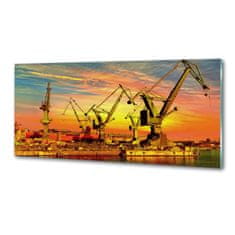 Wallmuralia Panel do kuchyně Dok v Gdaňsku 125x50 cm