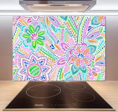 Wallmuralia Panel do kuchyně Květinový vzor 100x70 cm