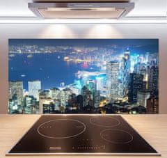 Wallmuralia Panel do kuchyně Noční Hongkong 120x60 cm