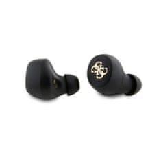 Guess  True Wireless 4G PU Metal Logo BT5.3 Stereo Earphones Brown