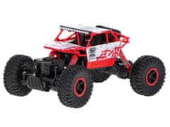 WOWO Červené RC Auto na Dálkové Ovládání Rock Crawler HB, Frekvence 2.4GHz, Měřítko 118