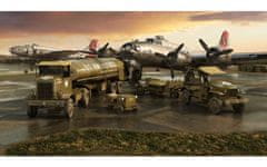 Airfix set vozidel pro letadla USAAF 8TH Airforce Bomber, Classic Kit A06304, 1/72