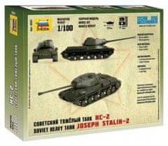 Zvezda sovětský těžký tank IS-2, Wargames (WWII) 6201, 1/100