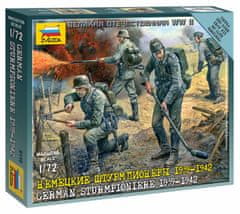 Zvezda figurky němečtí Sturmpioniere, Wargames (WWII) 6110, 1/72