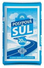 MDTools Posypová sůl, hrubá, granule 3,2 – 0,2 mm, balení 20 kg