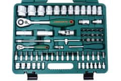 Jonnesway Gola sada 1/4" a 1/2", šestihran, očkoploché klíče, 82 ks - S04H52482S