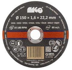 MAGG Řezný kotouč na kov 150 x 1,6 x 22,2 mm