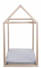 Childhome Rám postele Domek Natural 70x140cm