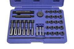 QUATROS Sada na opravu závitů žhavicích svíček M8x1, M10x1, M10x1.25, M12x1.25, 33 kusů - QS14140