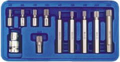 Vorel Sada bitů 11 ks CrV vícezubé