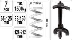 YATO Stahovák pružin MacPherson s vyměnitelnými čelistmi