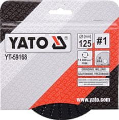 YATO Rotační rašple úhlová jemná 125 mm typ 1