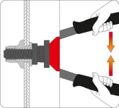 YATO Nýtovací kleště pro matice 200mm M3,M4 M5,M6