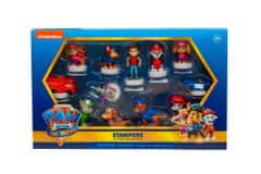 Grooters Paw Patrol The Movie: 12 figurek s razítkem - Deluxe Box