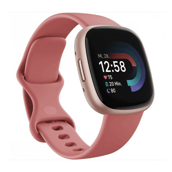 Fitbit Versa 4, Pink Sand/Copper Rose