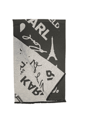 Karl Lagerfeld Dámská oboustranná šála Logo černá