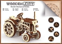 Wooden city 3D puzzle Traktor 164 dílů