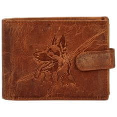 Delami Pánská kožená peněženka Pes Tristan, camel
