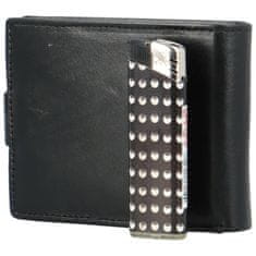 Bellugio Pánská kožená peněženka na šířku Bellugio Oscar, černá
