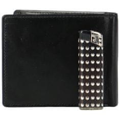 Bellugio Pánská kožená peněženka na šířku Bellugio Axell, černá
