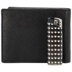 Bellugio Pánská kožená peněženka na šířku Bellugio Atticus, černá